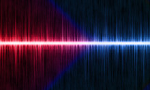 Sound Wave Illustration On Dark Background