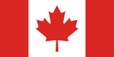 Fototapeta  - Canada Flag Vectorize ORiginal Color