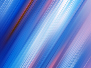 Poster - Abstract of Multicoloured Light Rays