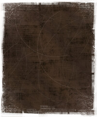 Poster - Dirty and Scratched Background with Grunge Frame