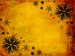 Poster - A grunge style winter background