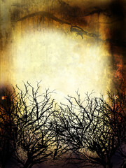 Poster - Winter style grunge background