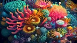 Fototapeta Do akwarium - サンゴ礁,Generative AI AI画像