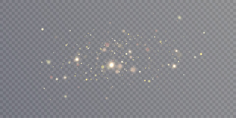 Wall Mural - Light effect with lots of shiny highlights shining on transparent background for christmas new year design.	
