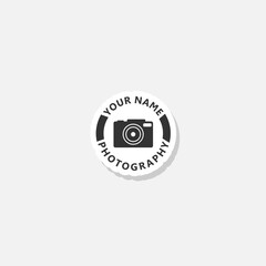 Poster - Photography concept logo design template sticker icon