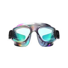 Swimming_Goggles png file. transparent background with generative ai