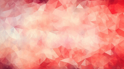 Triangular design with gradient background, pale red