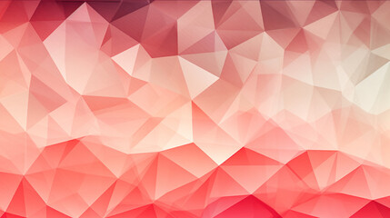 Triangular design with gradient background, pale red