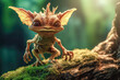 Forest Dwelling Imp, a small, imaginary creature with its playful nature adds. Generative AI.