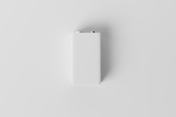 Canvas Print - blank 9V battery mockup