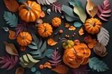 Fototapeta Panele - pumpkins- Ai