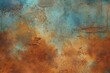 Leinwandbild Motiv Background with a grunge metal aesthetic featuring a rusty metal texture. The backdrop showcases a rusted metallic surface with a scratched and grungy texture, created with Generative AI technology