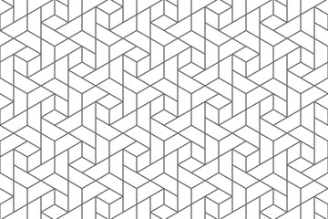 Wall Mural - white abstract background with modern and hexagon pattern