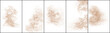 © sergio34 - Set Of Coffee Color Grain Texture Isolated on White Background. Chocolate Shades Confetti. Brown Particles. Digitally Generated Image. Vector Illustration, EPS 10.