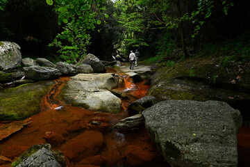 Poster - Mineral water spring in Kokkino Nero (Greece) Mineralwasser-Quelle in Kokkino Nero (Griechenland)