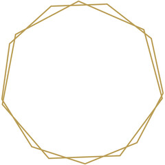 Poster - Geometric Frame Outline