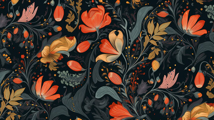 Wall Mural - abstract dark atmosphere pattern pattern