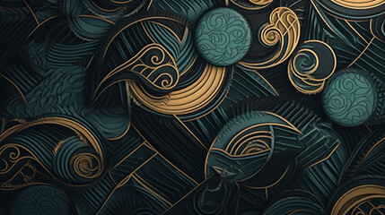 Wall Mural - abstract dark atmosphere pattern pattern