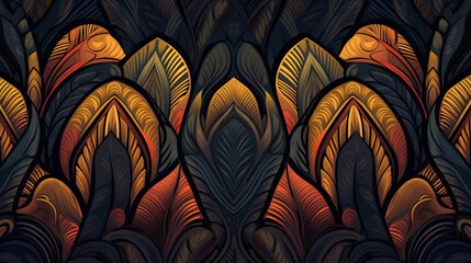 Wall Mural - abstract dark atmosphere pattern pattern