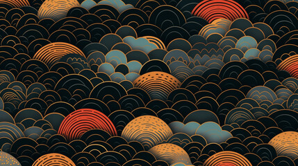 Wall Mural - abstract dark atmosphere pattern pattern