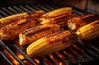 Roasted Sweet Corns On The Grill