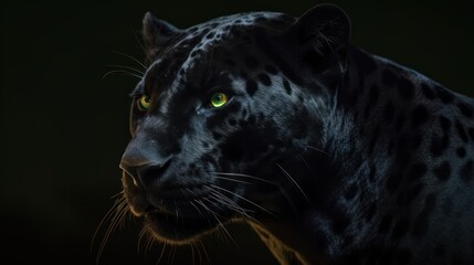 Poster - close up of a leopard