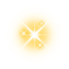 gold light sparkle star