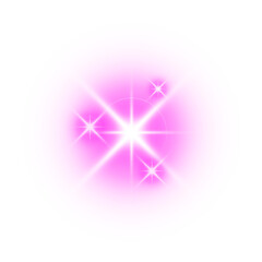 Wall Mural - purple light sparkle star