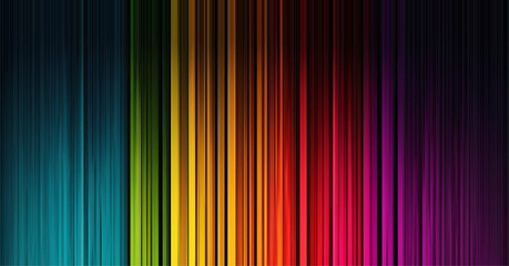 Wall Mural - rainbow lines colorful rainbow background. vector llustration