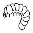 © VECTORICONTYPE - CATERPILLAR design vector icon design vector line icon svg