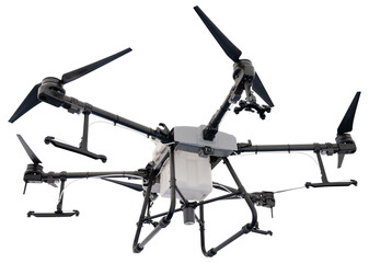 Poster - Isolated agricultural drone sprayer	