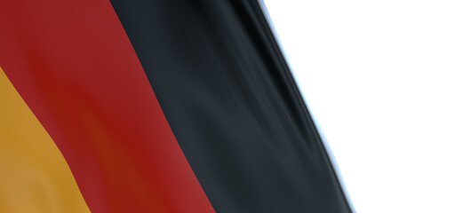 Wall Mural - Germany national flag waving 3d render.