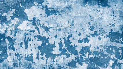 Poster - Beautiful  abstract grunge decorative navy blue dark stucco wall background, art rough stylized texture web banner with space for text