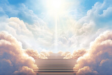 Path To Heaven, The Concept Of Enlightenment Or Knowledge Of Faith In God, Generative Ai