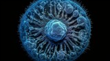 Fototapeta Dmuchawce - Pathogenic Microbe, 3D Concept Rendering