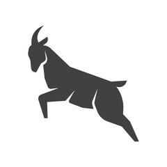 Wall Mural - Goat simple icon. Goat logo concept design vector. Goat geometric symbol design. Vector illustration
