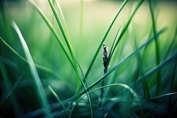 Wall Mural - close-up of green leaves on a plant Generative AI