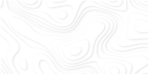 Abstract White paper cut background with lines.3d realistic papercut decoration textured with wavy layers. modern wallpaper texture and 3d realistic design use for banner flyers, posters.