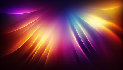 Sticker -  radiant gradient background