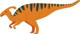 Fototapeta Dinusie - Parasaurolophus Dinosaur Standing