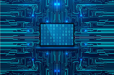 Abstract futuristic circuit board background.