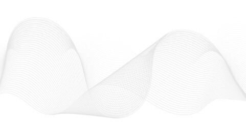 Seamless Abstract grey smooth wave lines element swoosh speed wave lines modern stream background. Abstract wave line for banner, template, wallpaper background with wave design.