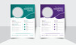 © Lutfa Graphic Deep - Professional visiting flyer design. Flat business flyer vector design. flyer layout with modern design. Unique flyer. Clean advertising design. Business flyer layout with modern design.
