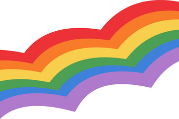 Wall Mural - Pride month rainbow background 2023060512