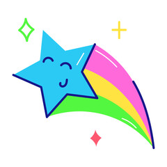 Sticker - Shooting Star 