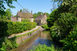 Lacock ford Wiltshire England UK in the pretty village tourist destination near Chippenham 