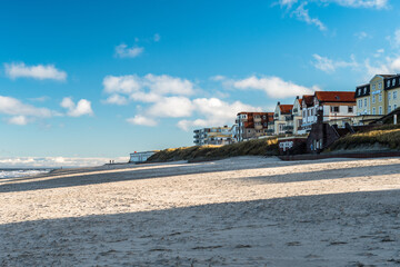 Wall Mural - ein Dezembervormittag am Strand von Wangerooge