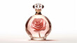 © Poprock3d - Rose in a perfume bottle created with Generative AI technology