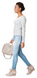 © BillionPhotos.com - Portrait of a Woman Walking with Handbag