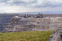 High Limestone Quarry Of Coldstones On Greenhow Hill In Nidderdale Yorkshire